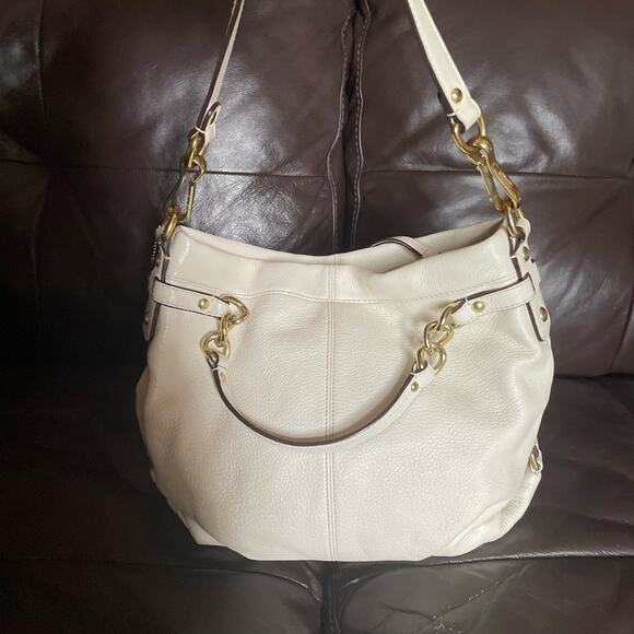 Coach Brooke Off White Cream Gold HardwareConvertible...